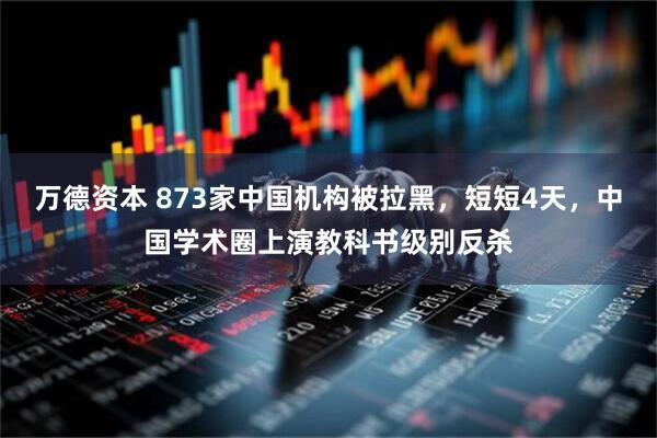 万德资本 873家中国机构被拉黑，短短4天，中国学术圈上演教科书级别反杀